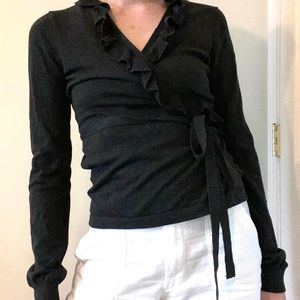 BCBG Wrap around sweater